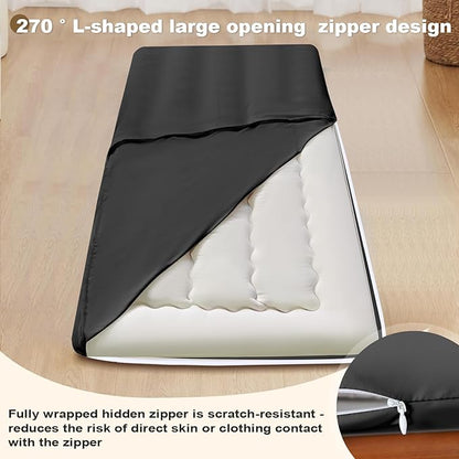 Floor Futon Cover Queen Size 82" L x 62" W Japanese Floor Futon Mattress - Image 4