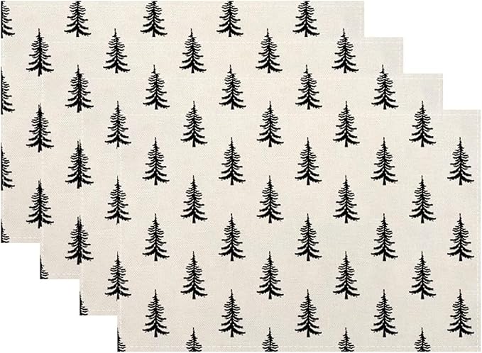 Christmas Set of 4 placemats by Sunshineyan