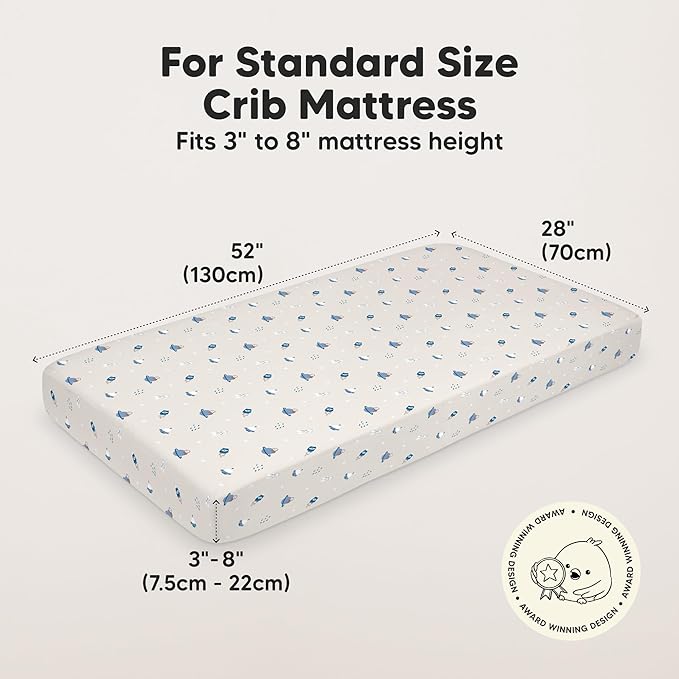 KeaBabies 2-Pack Baby Crib Sheets - Image 3