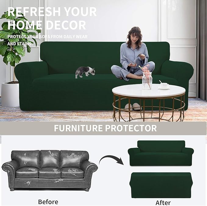 Easy-Going Stretch Chair Sofa Slipcover 1-Piece Couch Sofa Cover Furniture - Image 3