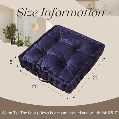 Square Floor Pillows, Large Floor Cushion - Image 7