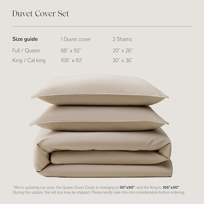 Double Stitch Cotton Tencel Duvet Cover - Image 4