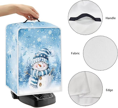 Cute Snowman Coffee Maker Cover Christmas Dustproof Coffee Machine Protection - Image 5