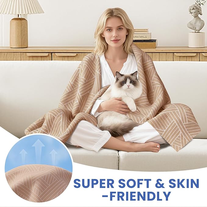 Pet Couch Cover for Dogs, Sofa Covers Washable Geometry, Loveseat Cover for 2 - Image 2