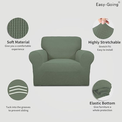 Easy-Going Stretch Chair Sofa Slipcover 1-Piece Couch Sofa Cover Furniture - Image 3