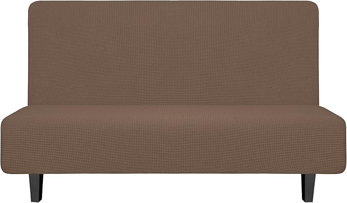 Easy-Going Stretch Futon Slipcover Armless Futon Bed Cover Furniture Protector by Easy-Going