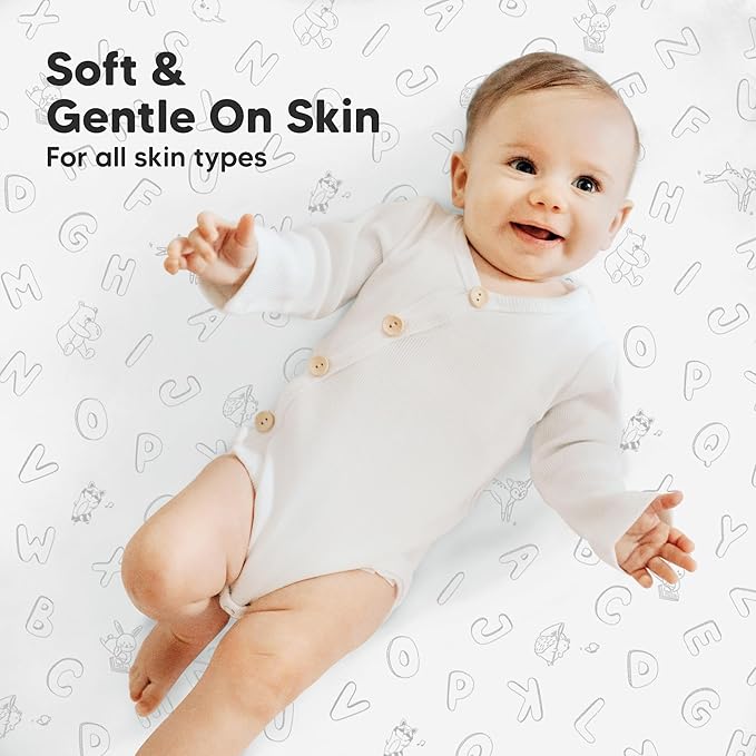 2-Pack Mini Crib Sheets Fitted - Image 4