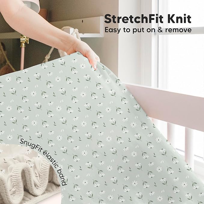 KeaBabies 2-Pack Baby Crib Sheets - Image 6