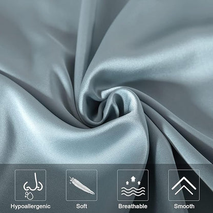 Mulberry Silk Pillowcase for Hair and Skin, Cooling Silk Pillow Case - Image 2