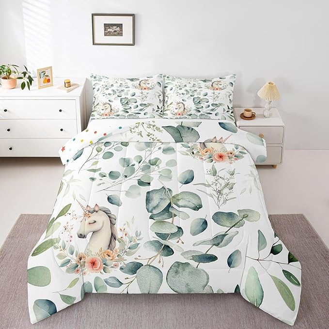 Erosebridal Kids Cute Animal Queen Comforter Set by Erosebridal