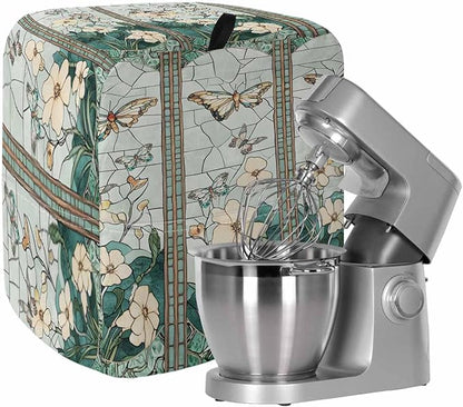 Butterfly Flowers Stand Mixer Dust Cover by Unknown