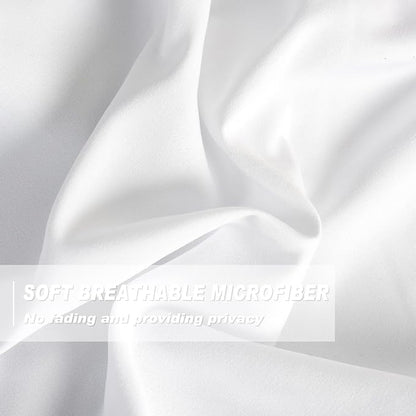 White Blackout Drapes - Image 3