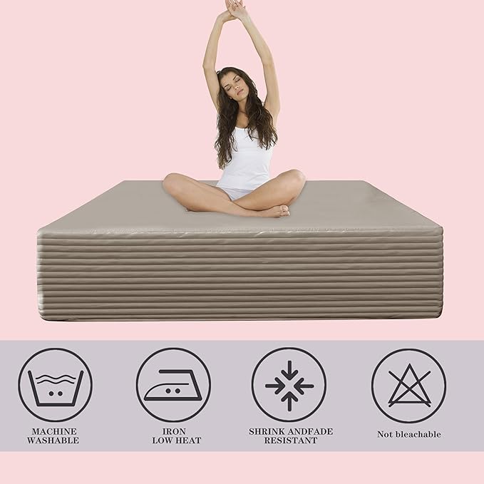 Queen Bed Skirt-Box Spring Cover - Image 4
