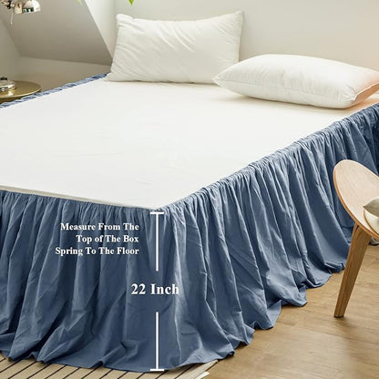 BISELINA French Linen Bed Skirt - Image 4