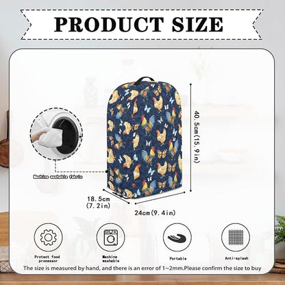 Butterfly Rooster Blender Dust Cover Stand Mixer or Coffee Maker Appliance - Image 6