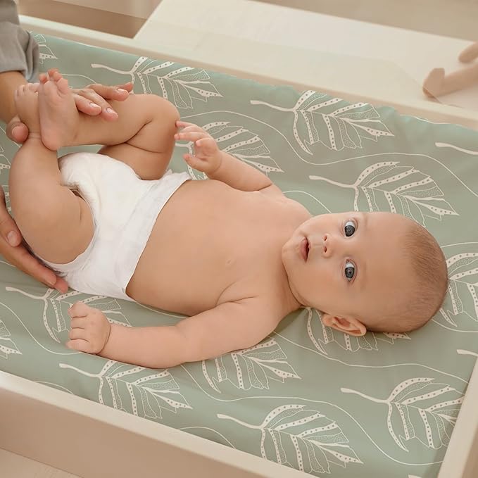 Gllquen Baby Bassinet Sheets Set 2-Pack, Breathable Cozy Bassinet Fitted Sheet - Image 8