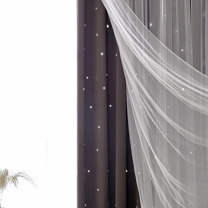 Kinryb Kids Blackout Curtains for Bedroom/Living Room/Classroom, Sheer Overlay - Image 7