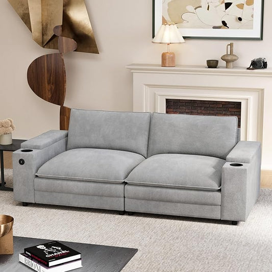 81.5" Loveseat Cloud Sofa Couch by Unknown