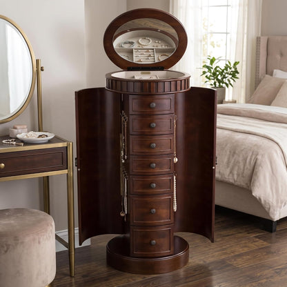 hives and honey bailey oval standing jewelry armoire, package contents