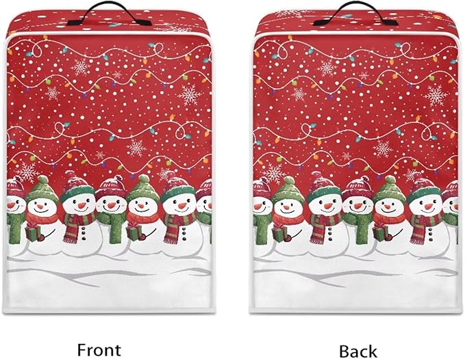 Christmas Snowflake Coffee Maker Cover Dust Protection - Image 2