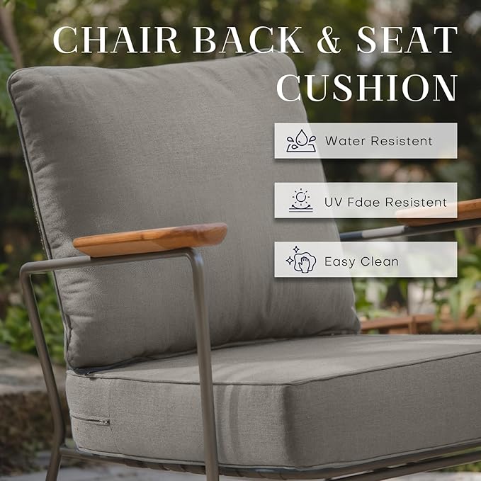 Rilyson Patio Cushions for Outdoor Furniture - Image 3