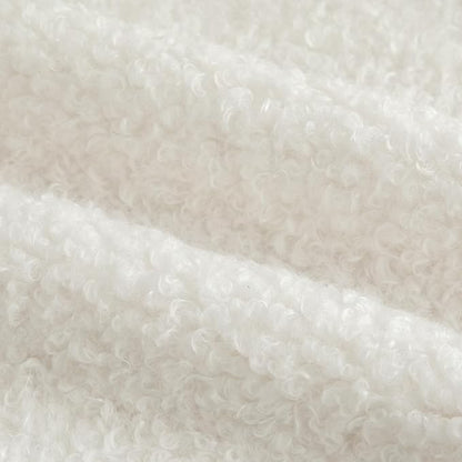 Pack of 2 Curly Teddy Wool Faux Fur Throw Pillow Covers Fuzzy Accent Soft - Image 2