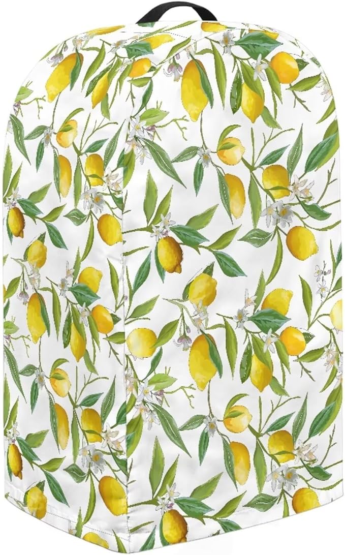 Lemon Leaf Pattern Art Blender Cover Turtle Mixer Hood Cover Dust Cover - Image 4