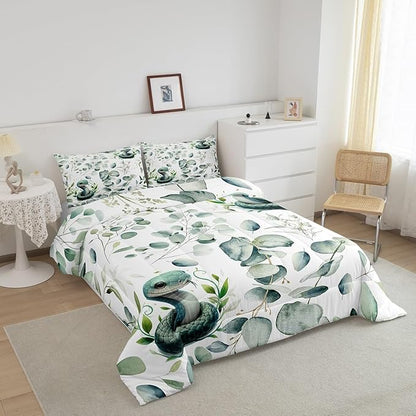 Erosebridal Cute Snake Full Size Comforter Set - Image 3