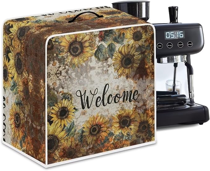 Mumeson Sunflower Coffee Maker Cover, Modern Stand Blender Mixer Juice Machine - Image 6