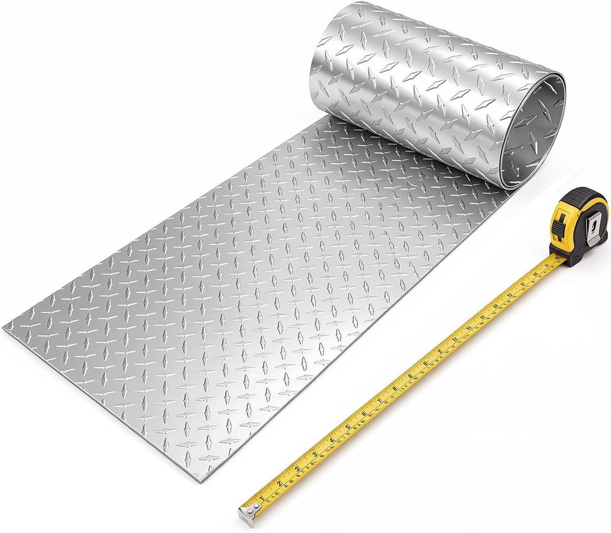 zonon 96 x 48 inch diamond plate aluminum, main product view