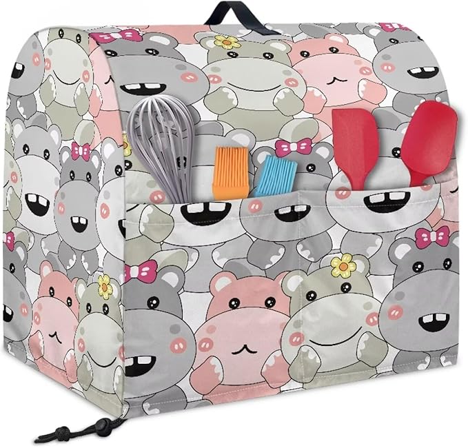 Cartoon Baby Hippo Mixer Covers Dust Mixer Covers - Image 2