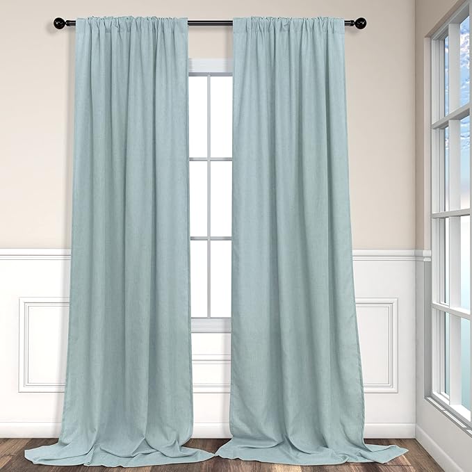 Pitalk Aqua Curtains 108 Inches Long - Image 9