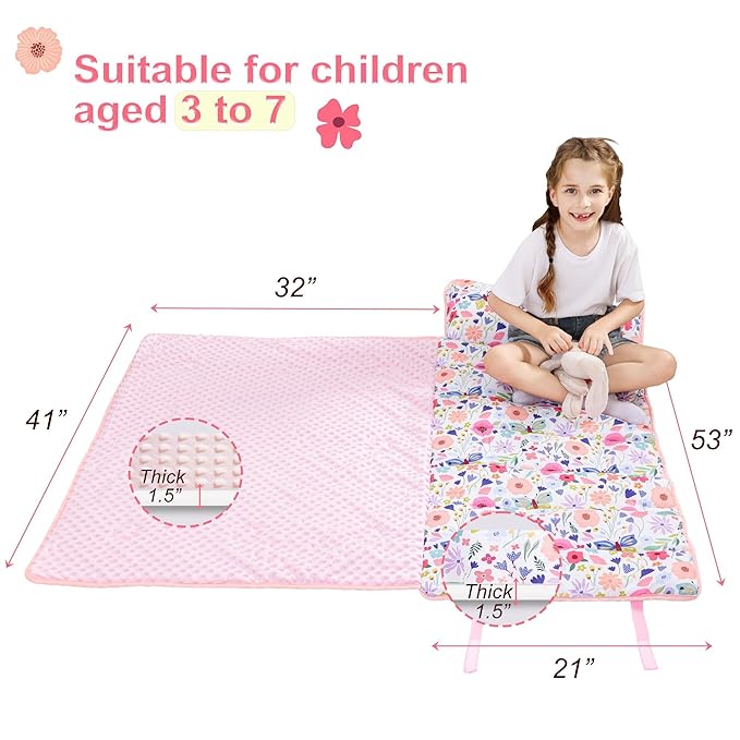 Viviland Toddler Nap Mat, Rolled Sleeping Mats - Image 5