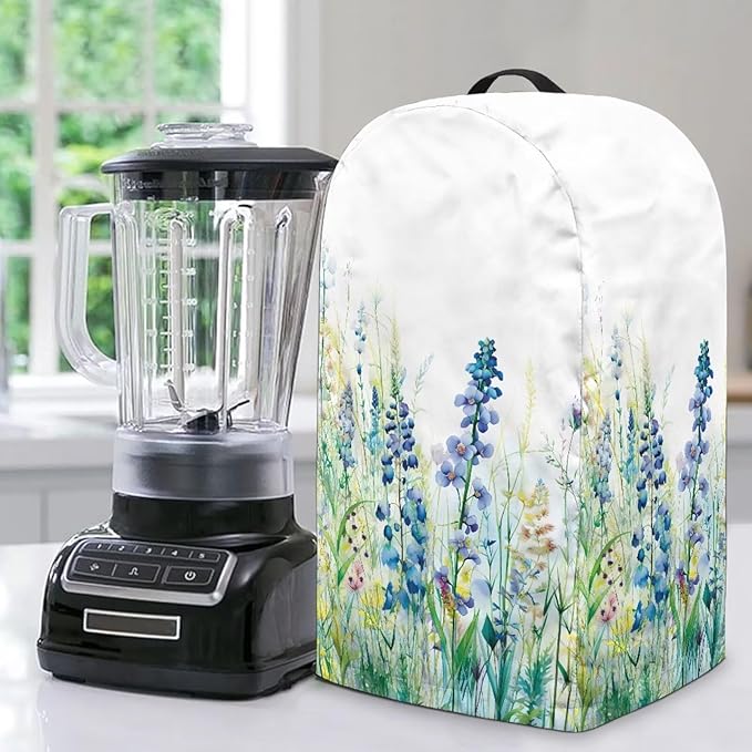 Blender Cover Dust Cover Lavender Sage Appliance Dust Cover by Unknown
