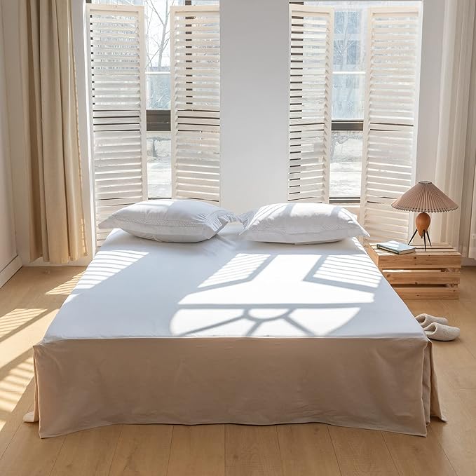 BISELINA French Linen Bed Skirt by BISELINA