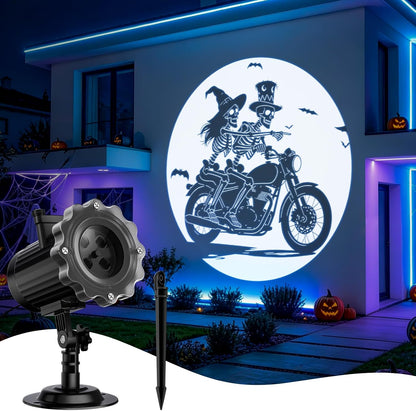3 in 1 Halloween Projector Lights, Dynamic Halloween Projector Outdoor