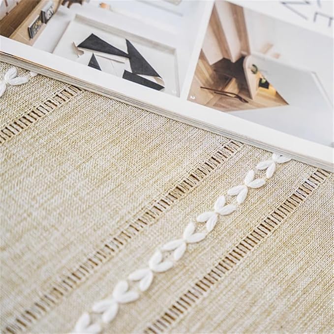 Simple Bedside Table Tassel Cover Cloth, Nightstand Coffee Table Cover Suitable - Image 3