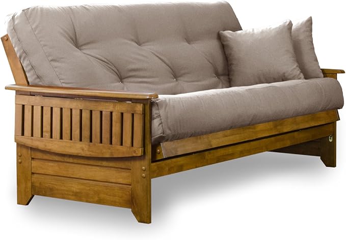Nirvana Futons Brentwood Tray Arm Futon Sofabed Set - Image 5