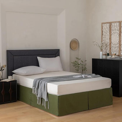 Queen Bed Skirt, Wrap Around Bed Skirt - Image 4