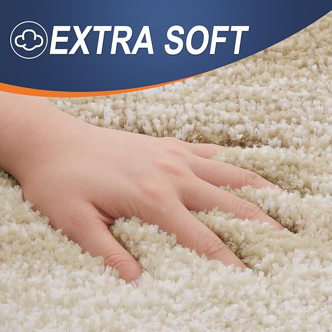 OLANLY Luxury Toilet Rugs U-Shaped 24x20, Extra Soft and Absorbent Microfiber - Image 3