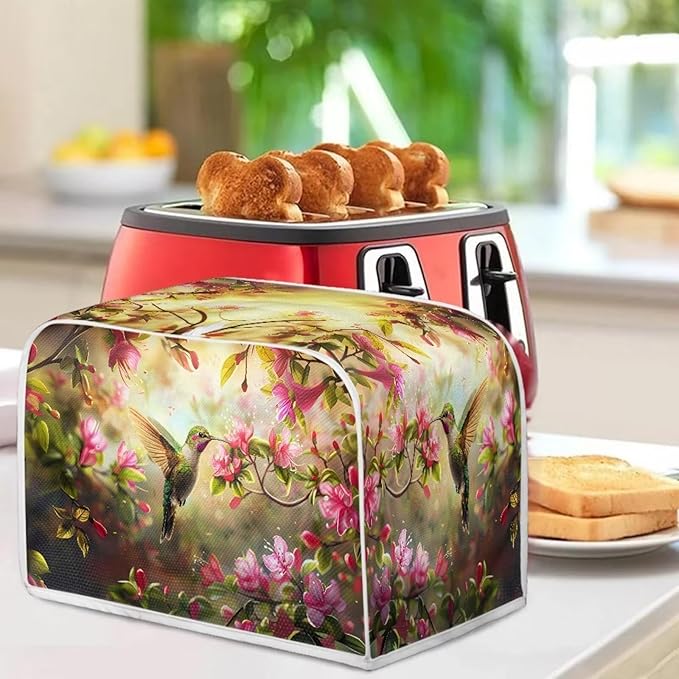 Hummingbird Dust Cover Set Washable Coffee Maker Appliance Blender Covers - Image 6