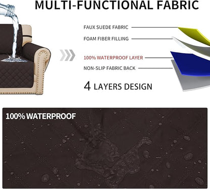 Easy-Going Waterproof Oversized Loveseat Covers Leakproof Couch Cover - Image 3