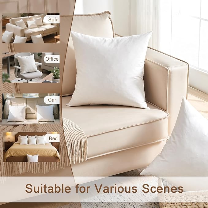 Organic Feather Down Lumbar Pillow Inserts - Image 4