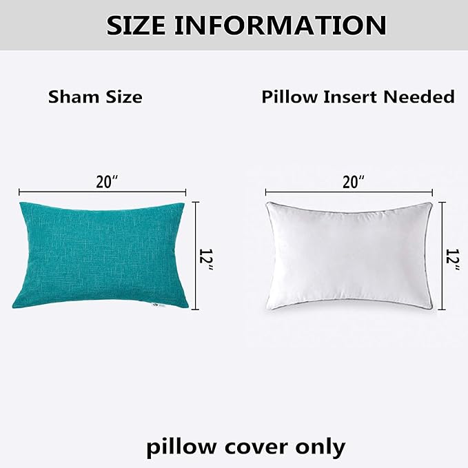 Kevin Textile Decorative Toss Pillow Case Star Faux Linen Cushion Cover - Image 5