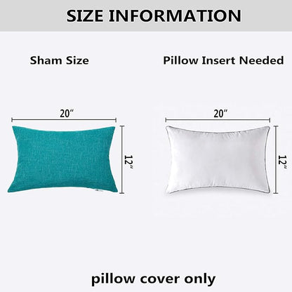 Kevin Textile Decorative Toss Pillow Case Star Faux Linen Cushion Cover - Image 5