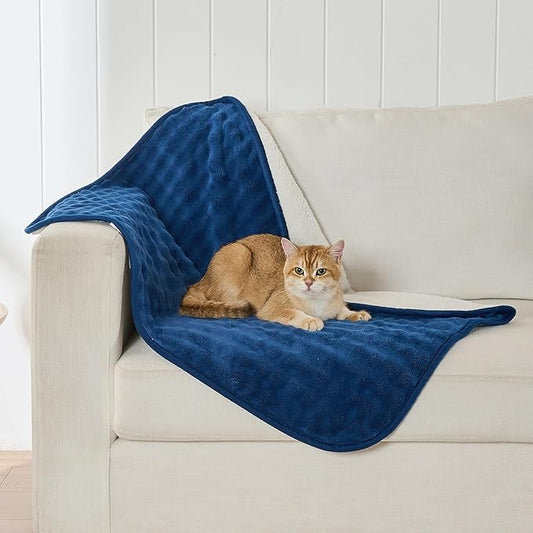 Waterproof Blanket for Bed Couch Sofa Car, Soft Leakproof Dog Blanket by Yaning