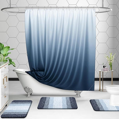 OLANLY Luxury Toilet Rugs U-Shaped 24x20, Extra Soft and Absorbent Microfiber - Image 2