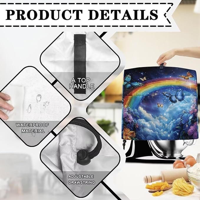 Kitchen Aid Mixer Cover Starry Rainbow Dust Cover - Image 7
