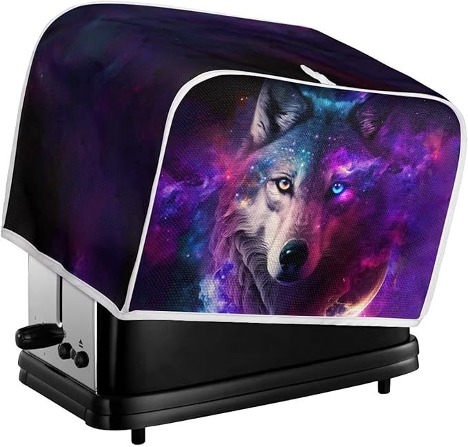 ZFRXIGN Galaxy Wolf Toaster Cover 2 Slice Toaster Bag Toaster Oven Cover Stain - Image 5