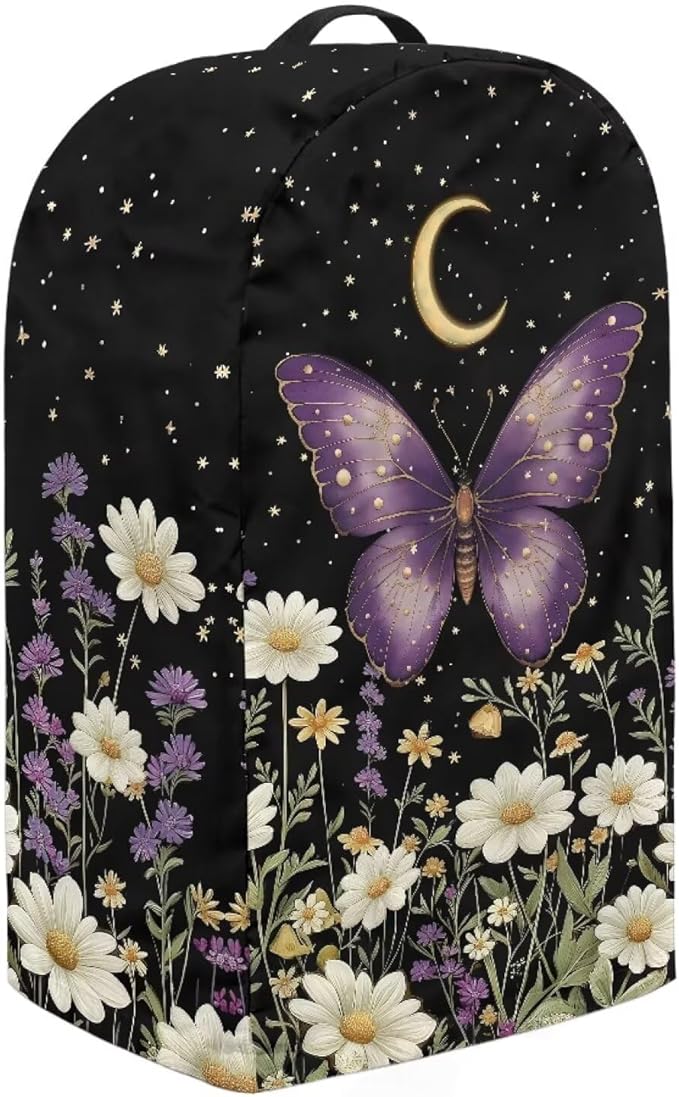 Butterfly Moon Floral Blender Cover Dust Cover Delicate Appliance Dust Cover - Image 4
